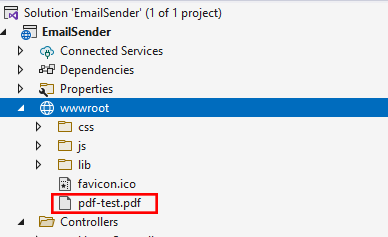 asp.net core mvc wwwroot files