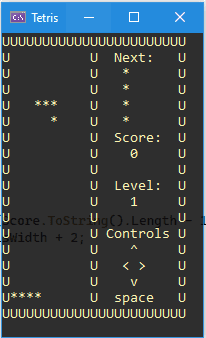 тетрис на c#